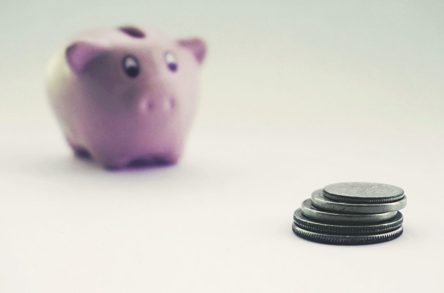 Savings account statement and money representing bank interest disclosures